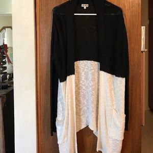 Nordstrom Color Block Duster Cardigan